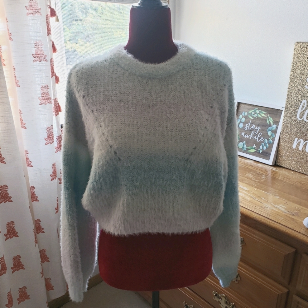 Wild Fable Rainbow Long Sleeve Knit Sweater M